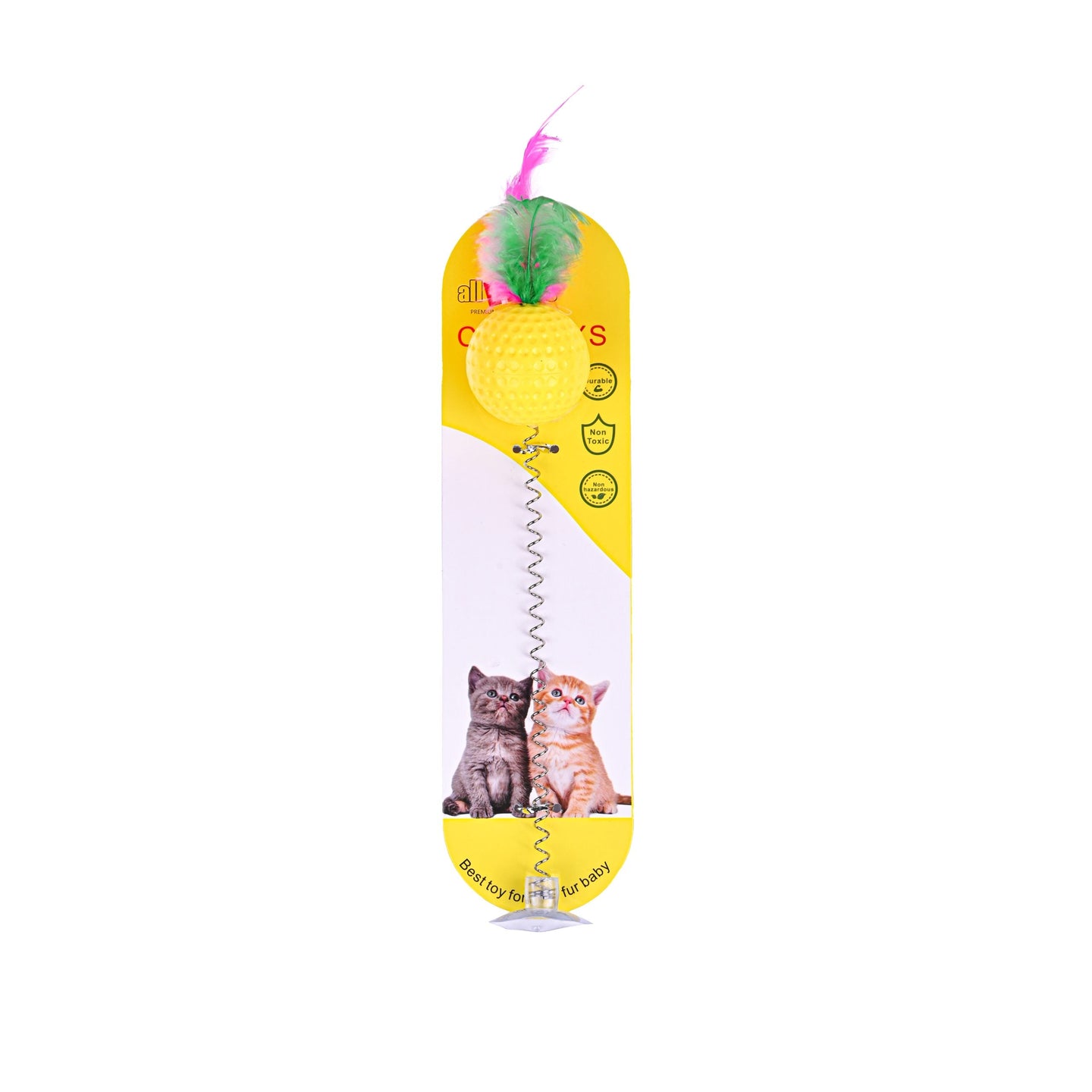 CAT TOY WITH FEATHERS BO-SK020